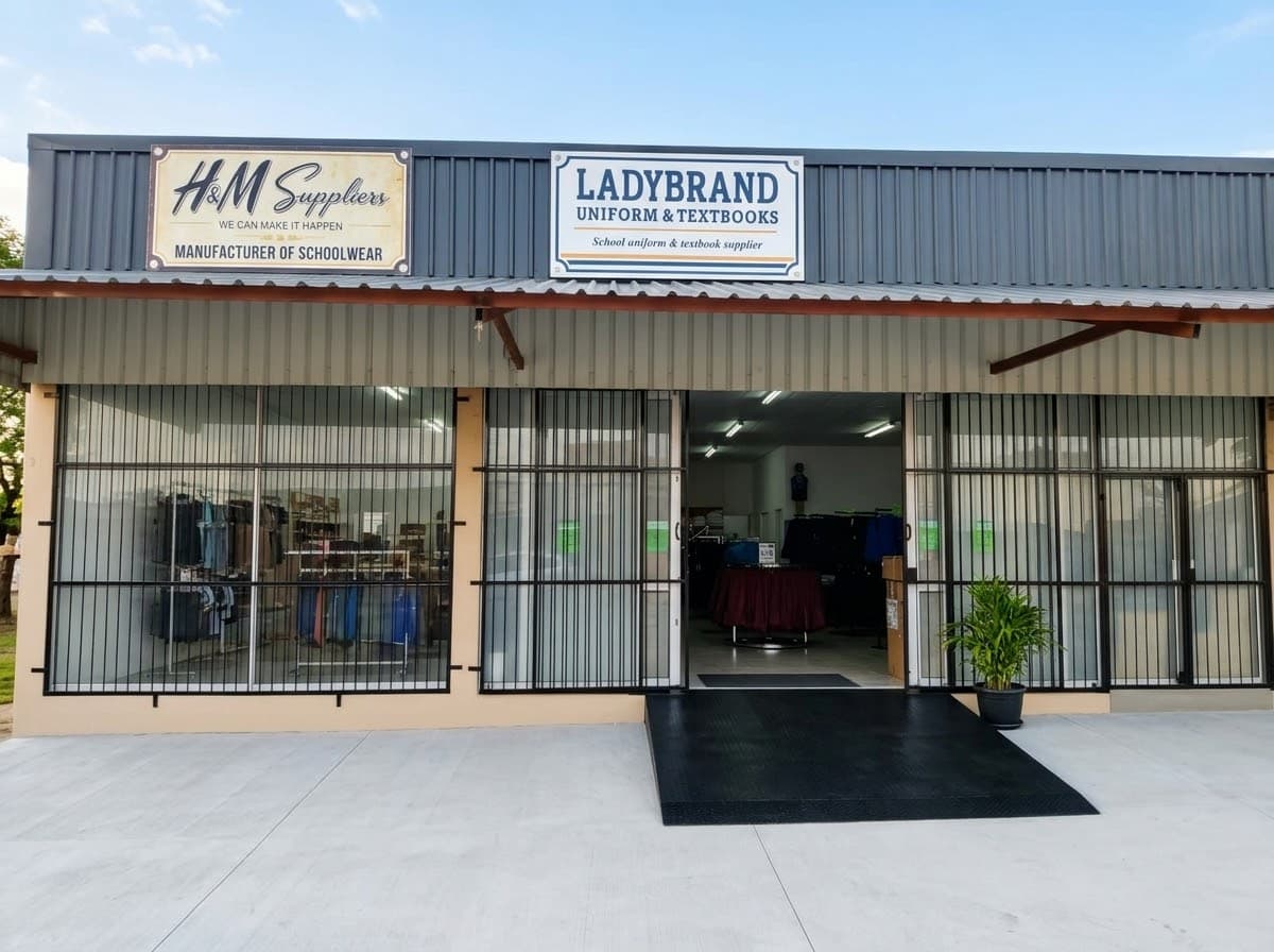 H&M Suppliers building and customer collection entrance at 3 on 22 Erasmus Street, Ladybrand